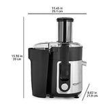 Amazon Basics Wide-Mouth, 2 speed centrifugal juicer, Black, 33.8 ounce / 1000 ML